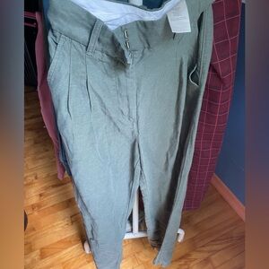 Aritzia effortless linen pants 00